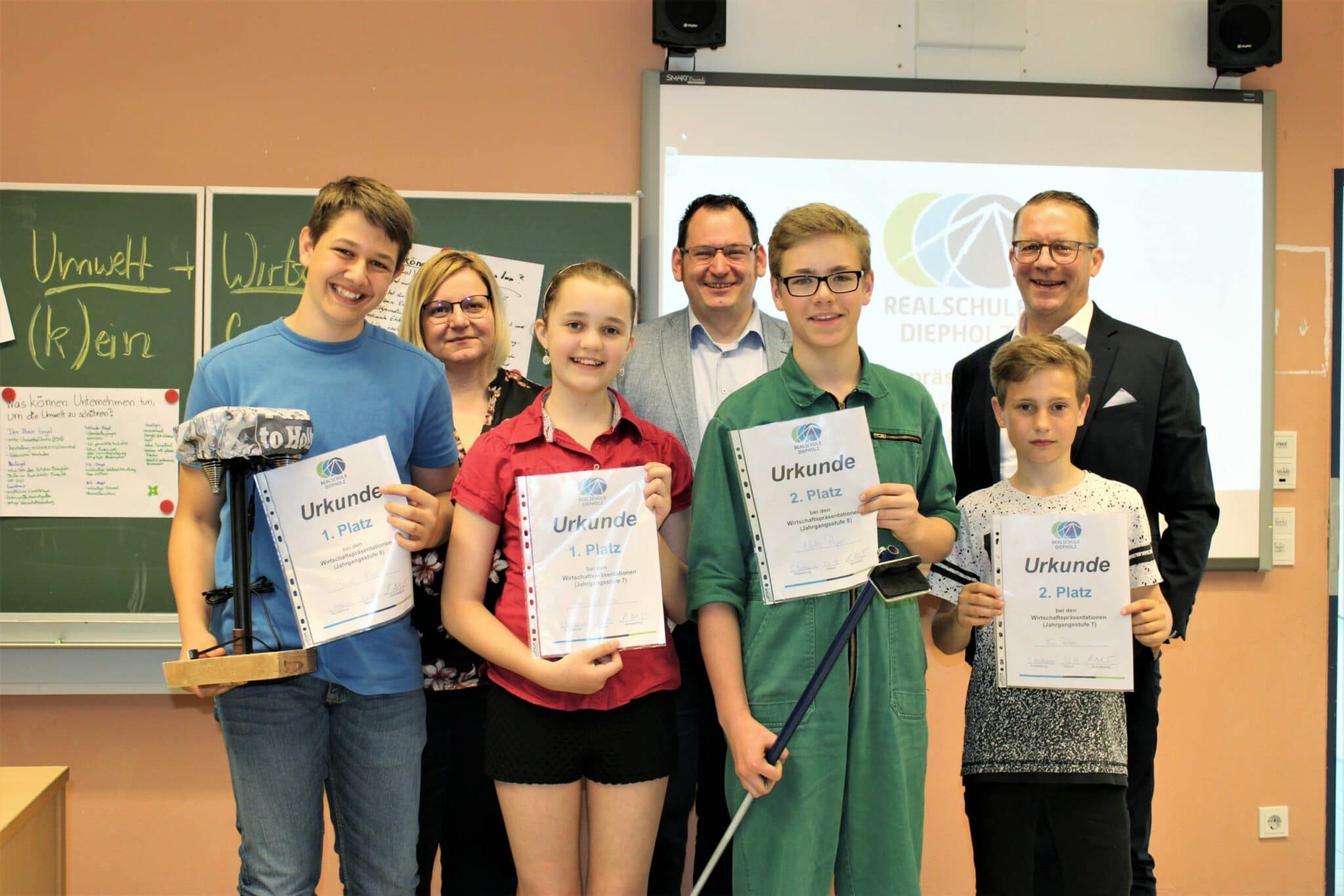 Die Gewinner mit der Jury